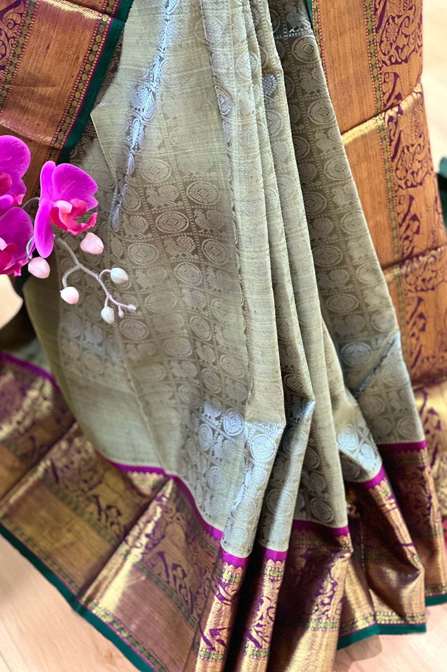 Kanjivaram Silk Saree - AW1258KS