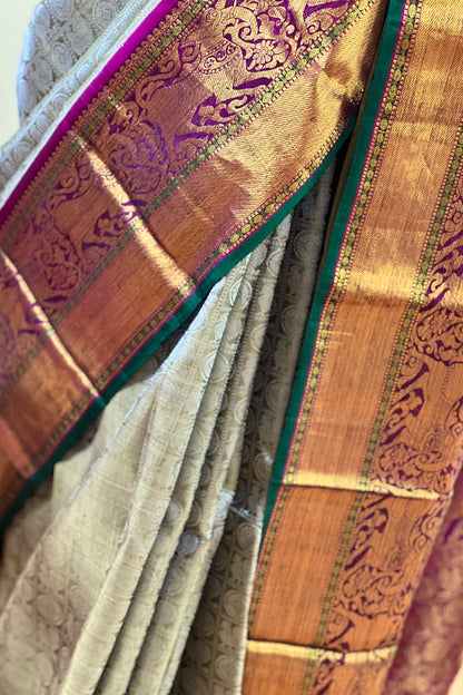 Kanjivaram Silk Saree - AW1258KS
