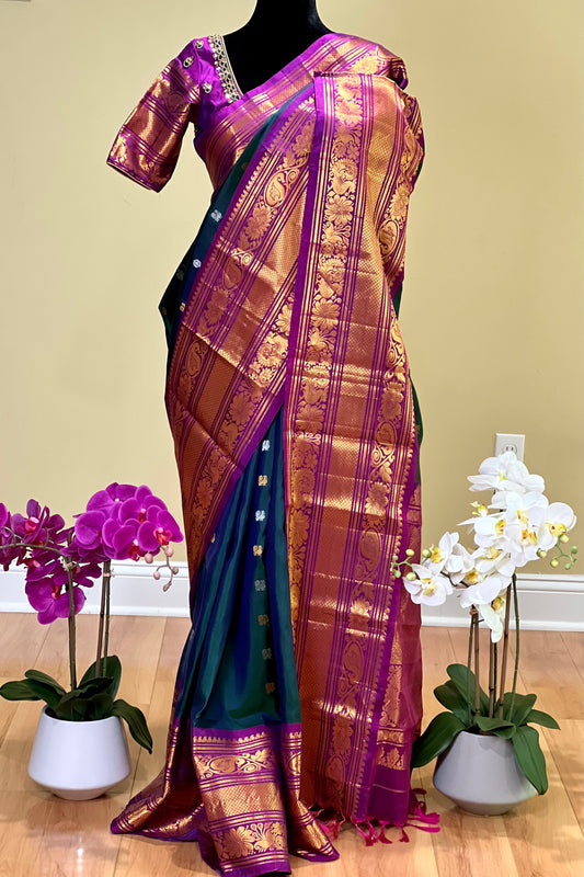 Gadwal Silk Saree - AW1024GS