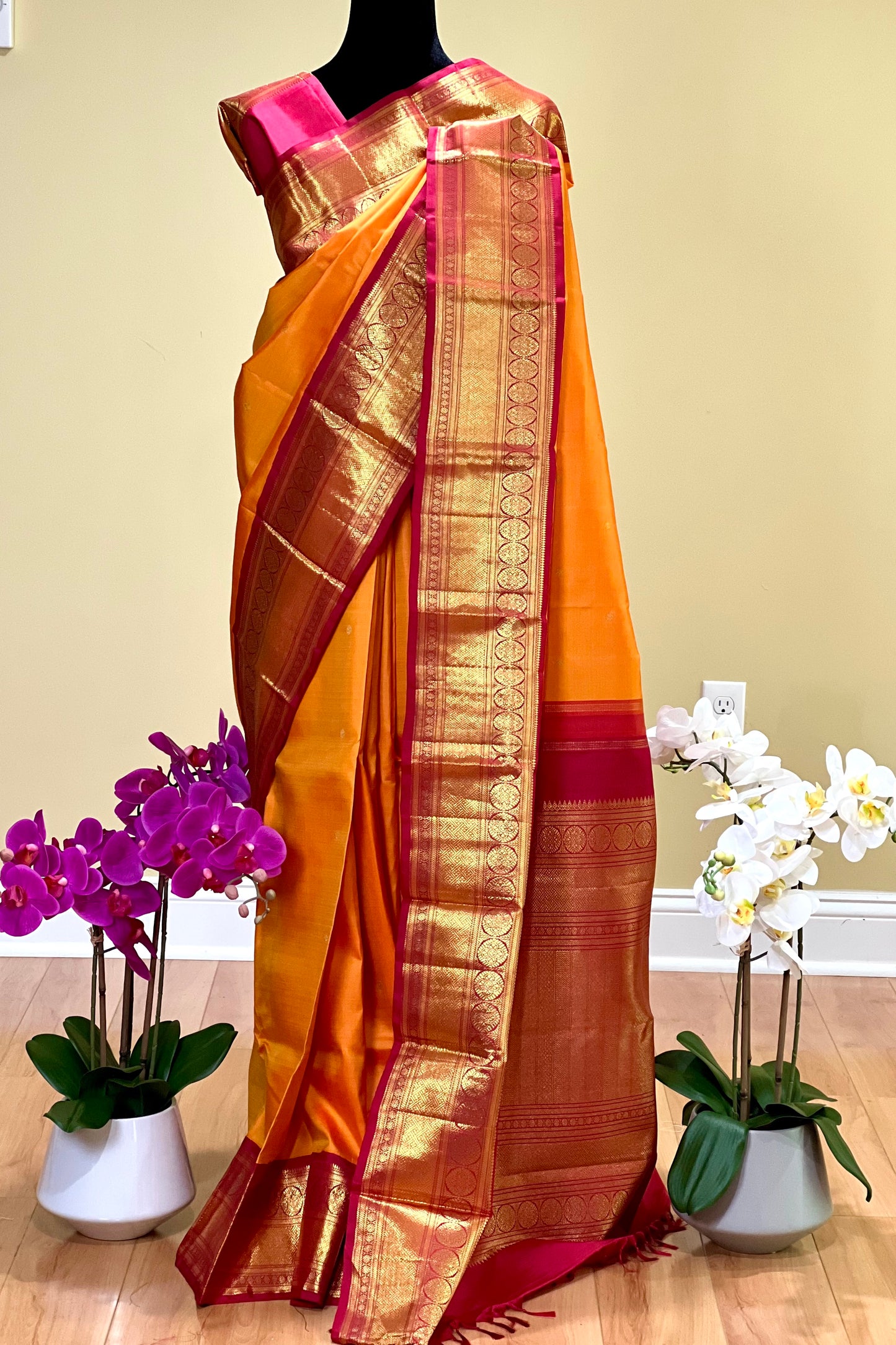 Kanjivaram Silk Saree - AW1252KS