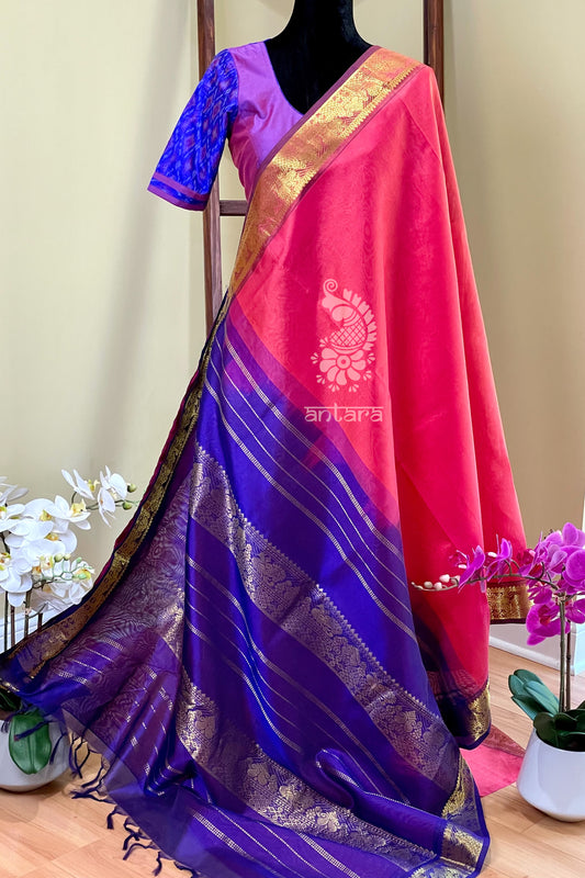 Silk Cotton Saree - AW1184SC