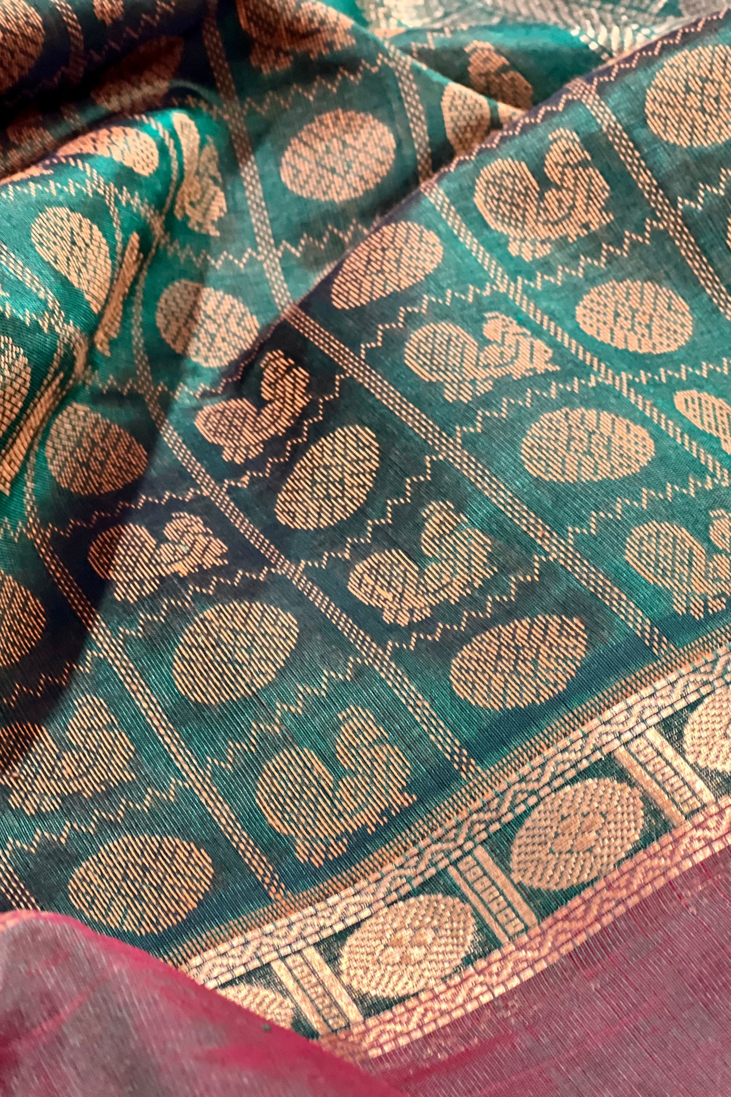 Silk Cotton Saree - AW1251SC