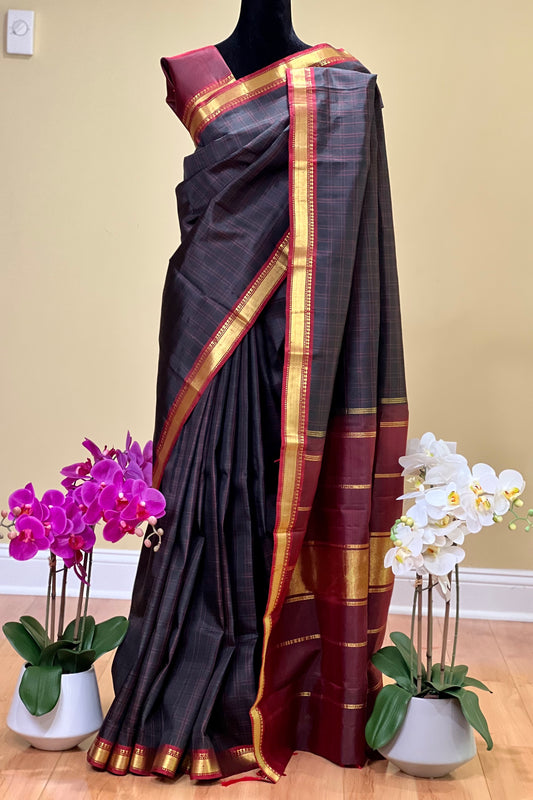 Kanjivaram Silk Saree - AW1065KS