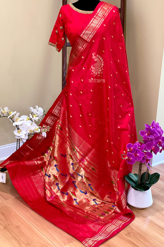 Paithani Silk Saree - AW1025PS