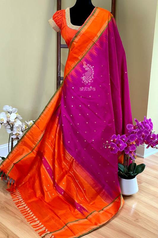 Kanjivaram Silk Saree - AW1181KS