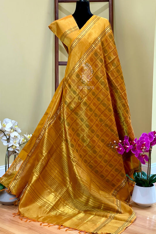 Silk Cotton Saree - AW1210SC