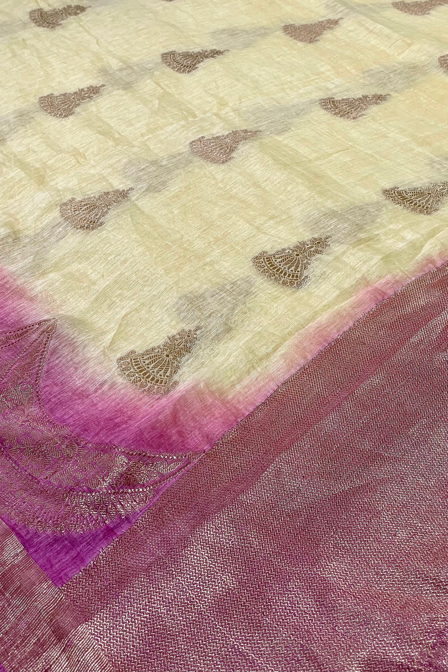 Linen Silk Saree - AW1011LS