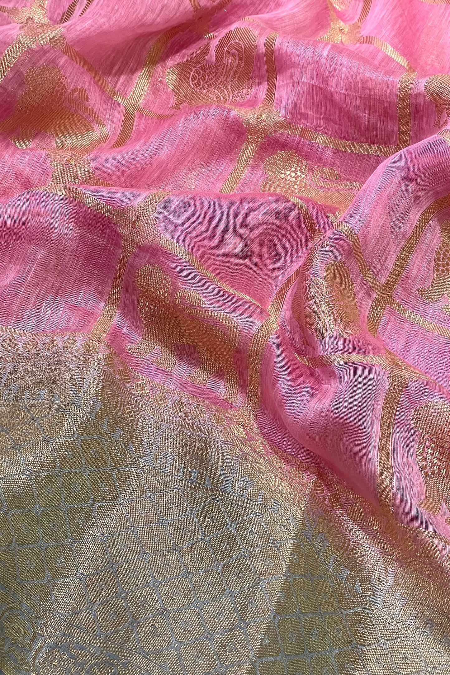Linen Silk Saree - AW1012LS