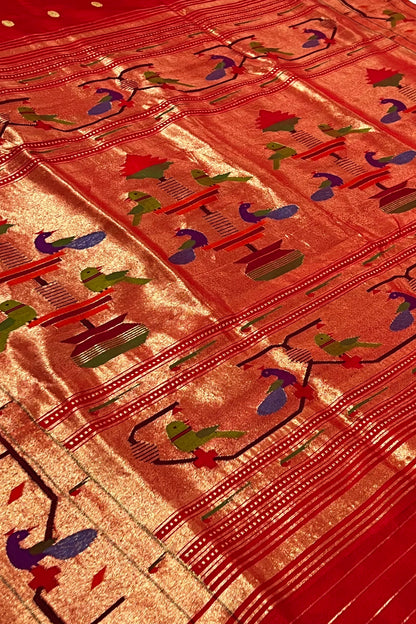 Paithani Silk Saree - AW1048PS