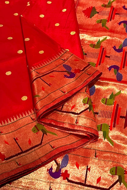 Paithani Silk Saree - AW1048PS