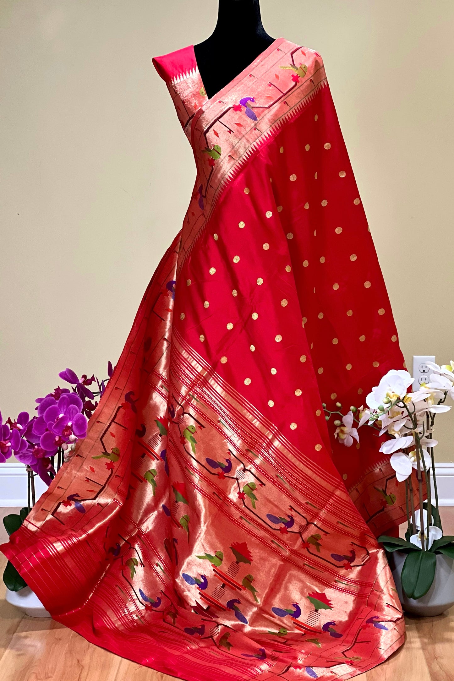 Paithani Silk Saree - AW1048PS