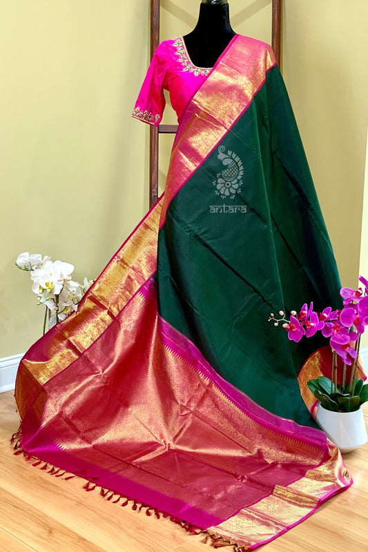 Kanjivaram Silk Saree - AW1200KS