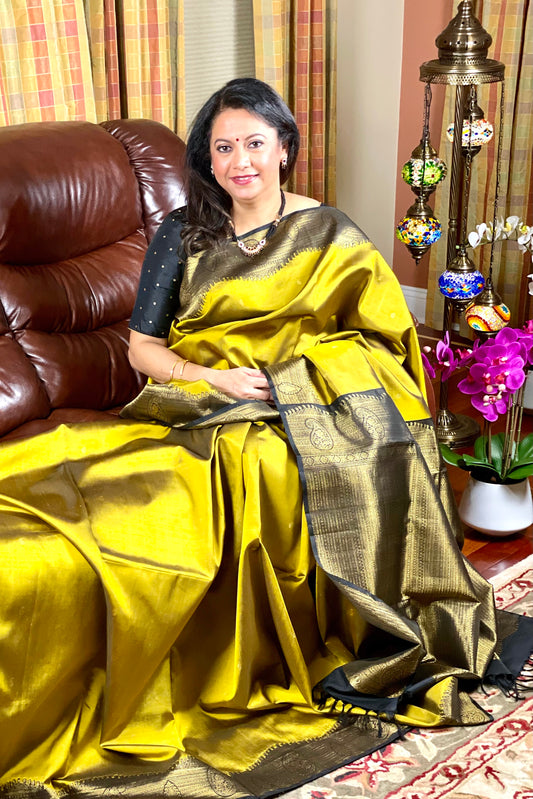 Kanjivaram Silk Saree - AW1012KS