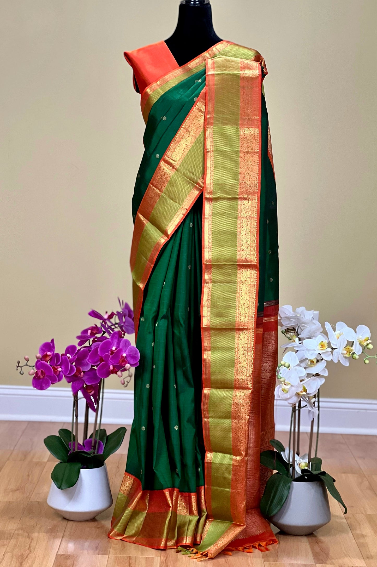 Kanjivaram Silk Saree - AW1297KS