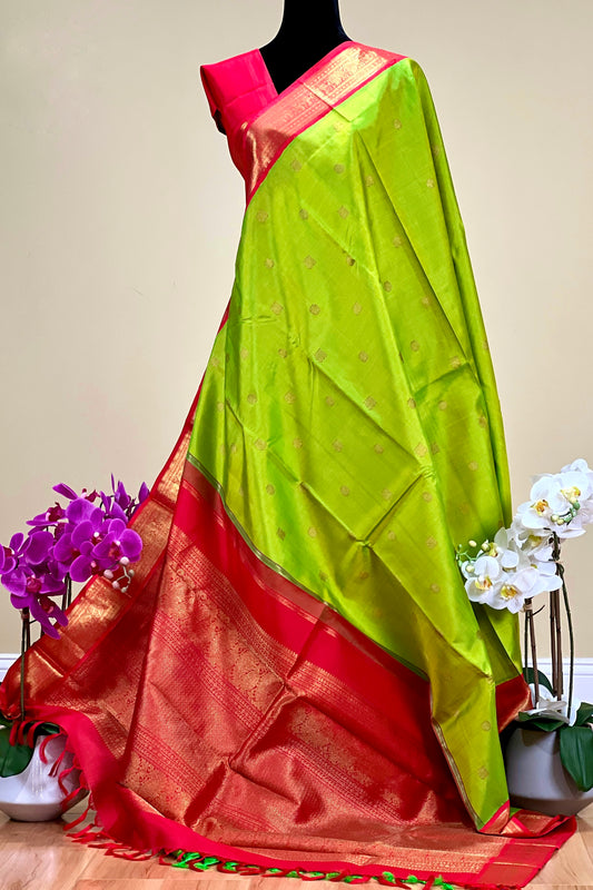 Kanjivaram Silk Saree - AW1201KS
