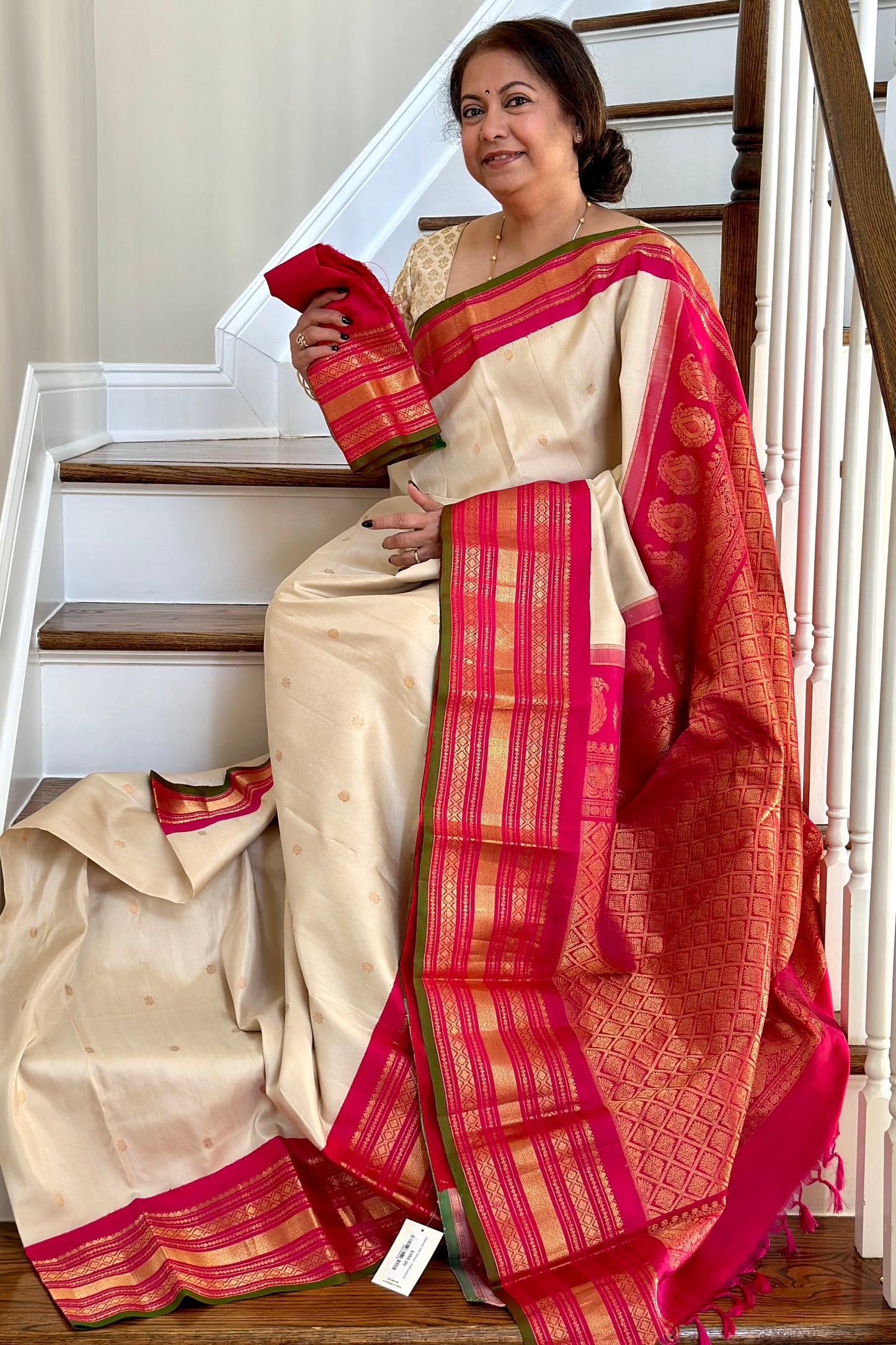 Gadwal Silk Saree - AW1044GS