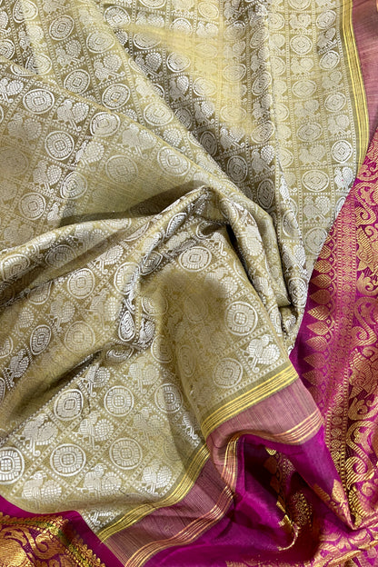 Kanjivaram Silk Saree - AW1258KS