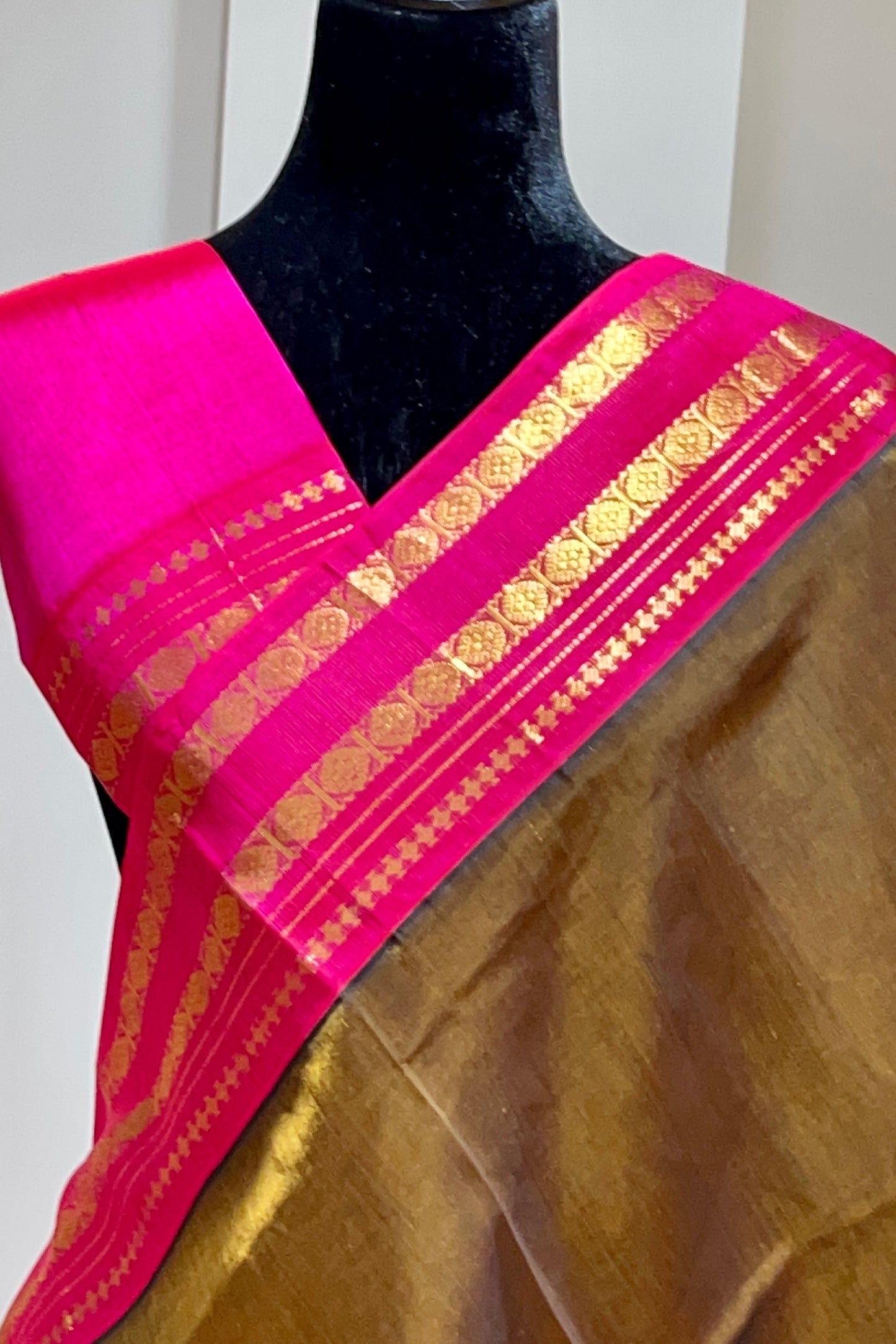 Silk Cotton Saree - AW1328SC